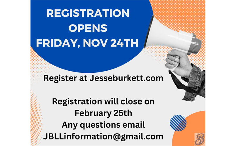 Registration is OPEN November 24th for 2024!